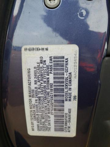 Photo 10 from auction – 1999 TOYOTA CAMRY SOLA with VIN 2T1CG22P0XC118192