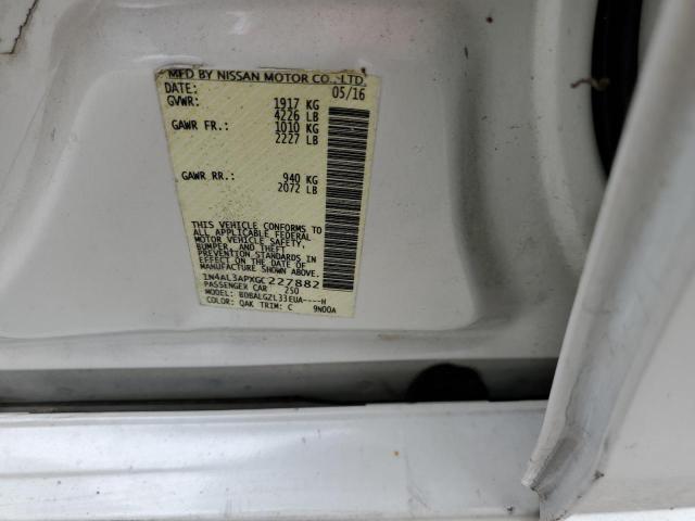 Photo 10 from auction – 2016 NISSAN ALTIMA 2.5 with VIN 1N4AL3APXGC227882
