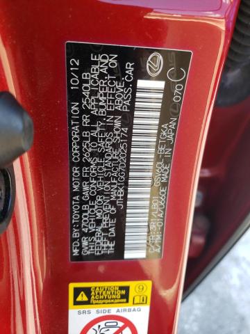 Photo 10 from auction – 2013 LEXUS ES 350 with VIN JTHBK1GG7D2025174