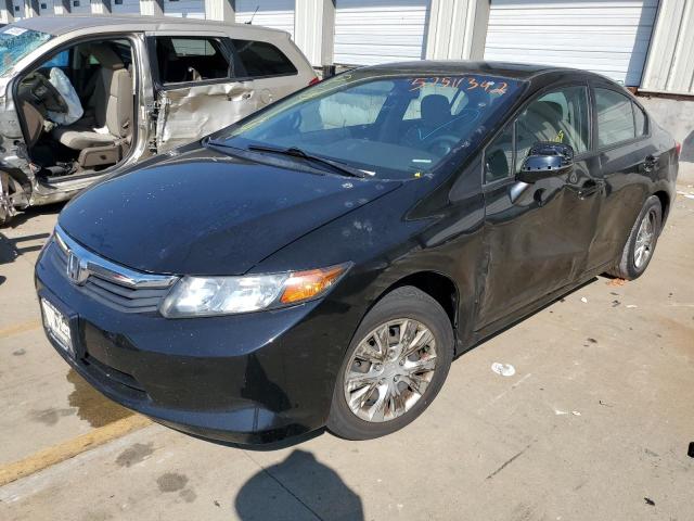 Photo 2 from auction – 2012 HONDA CIVIC LX with VIN 19XFB2F53CE097807