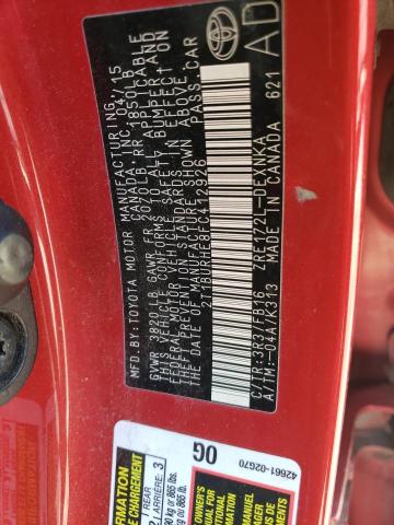 Photo 10 from auction – 2015 TOYOTA COROLLA L with VIN 2T1BURHE8FC412926
