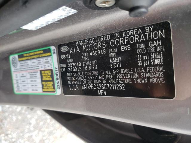 Photo 10 from auction – 2012 KIA SPORTAGE L with VIN KNDPBCA23C7211232