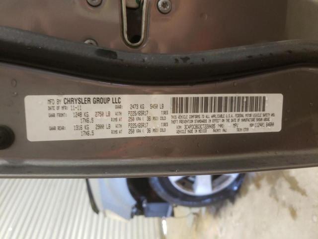 Photo 10 from auction – 2012 DODGE JOURNEY SX with VIN 3C4PDCBG3CT220495