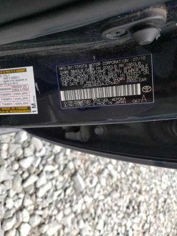 Photo 10 from auction – 2010 TOYOTA COROLLA BA with VIN JTDBU4EE6AJ076407