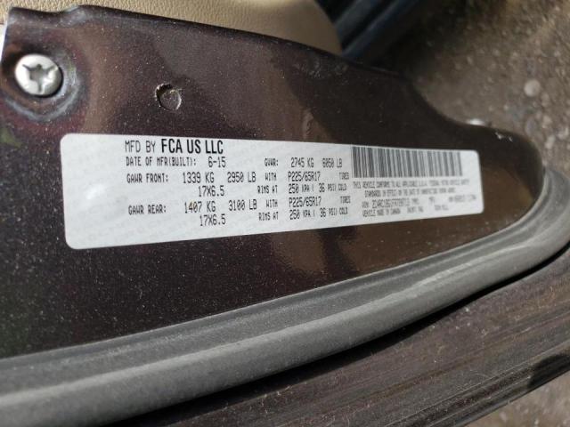 Photo 10 from auction – 2015 CHRYSLER TOWN & COU with VIN 2C4RC1BG1FR720713