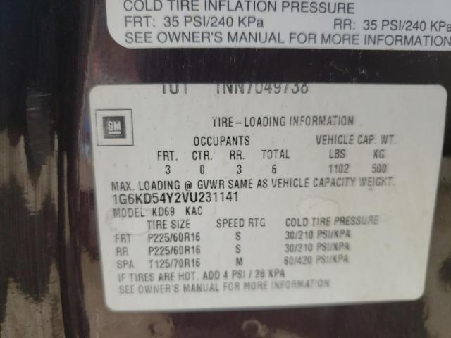 Photo 10 from auction – 1997 CADILLAC DEVILLE with VIN 1G6KD54Y2VU231141