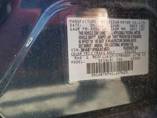 Photo 10 from auction – 2016 NISSAN SENTRA S with VIN 3N1AB7AP4GL659623