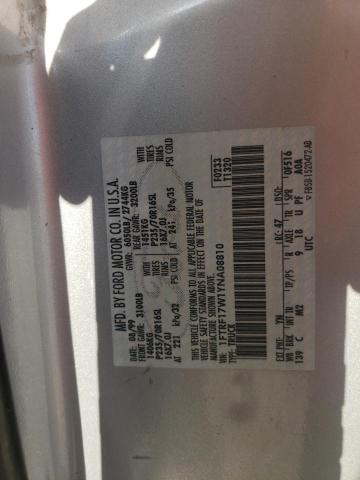 Photo 10 from auction – 2000 FORD F150 with VIN 1FTRF17W1YNA08810