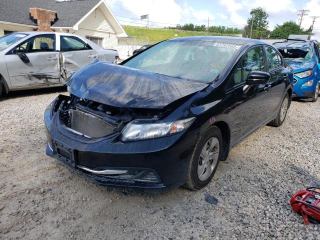 Photo 2 from auction – 2015 HONDA CIVIC LX with VIN 19XFB2F53FE033562
