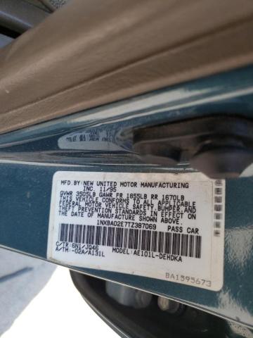Photo 10 from auction – 1996 TOYOTA COROLLA with VIN 1NXBA02E7TZ387069