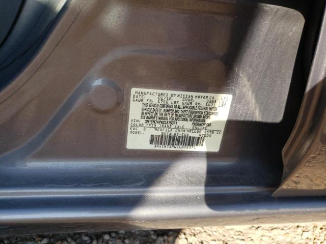 Photo 10 from auction – 2012 NISSAN VERSA with VIN 3N1CN7AP6CL875371