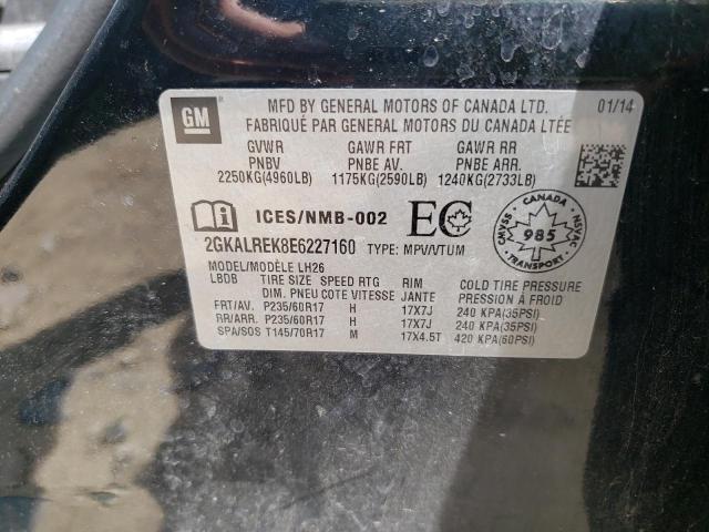Photo 10 from auction – 2014 GMC TERRAIN SL with VIN 2GKALREK8E6227160