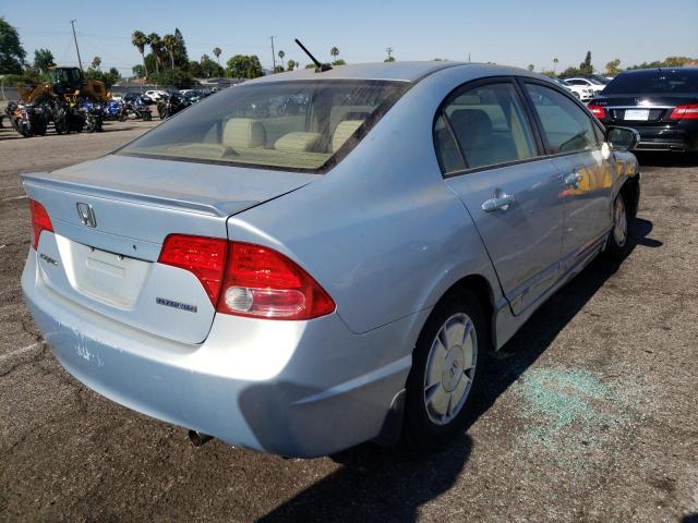 Photo 4 from auction – 2007 HONDA CIVIC HYBR with VIN JHMFA36297S013473