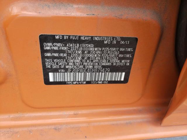 Photo 10 from auction – 2013 SUBARU XV CROSSTR with VIN JF2GPAGC4DH879429