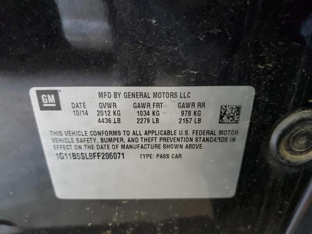 Photo 10 from auction – 2015 CHEVROLET MALIBU LS with VIN 1G11B5SL8FF206071