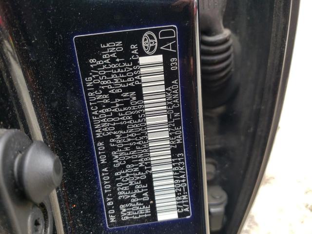Photo 10 from auction – 2018 TOYOTA COROLLA L with VIN 2T1BURHE3JC055390