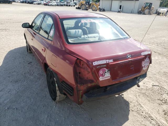 Photo 3 from auction – 2002 HYUNDAI ELANTRA GL with VIN KMHDN45D12U458028