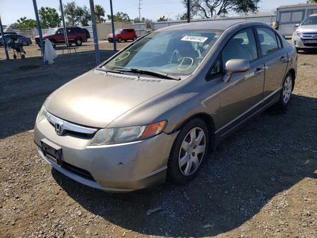 Photo 2 from auction – 2007 HONDA CIVIC LX with VIN 1HGFA16547L073527