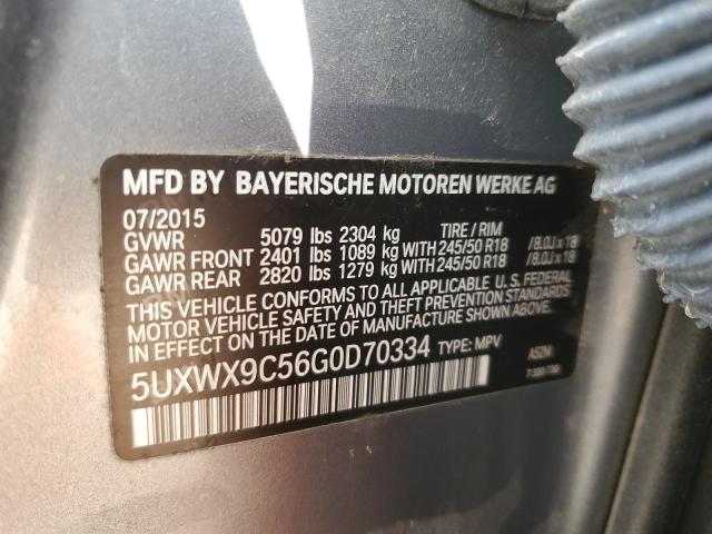 Photo 10 from auction – 2016 BMW X3 XDRIVE2 with VIN 5UXWX9C56G0D70334