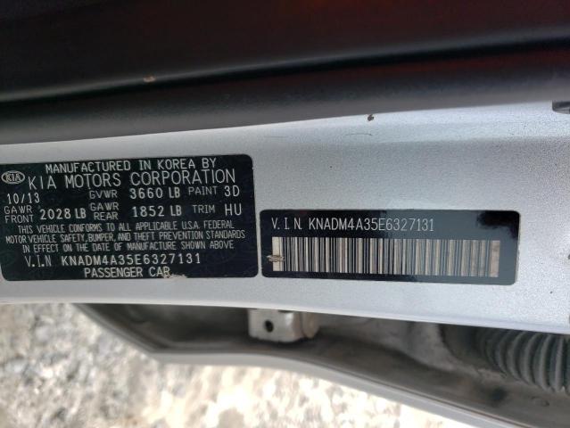 Photo 10 from auction – 2014 KIA RIO LX with VIN KNADM4A35E6327131