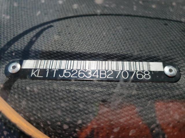 Photo 10 from auction – 2004 CHEVROLET AVEO LS with VIN KL1TJ52634B270768
