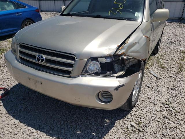 Photo 9 from auction – 2002 TOYOTA HIGHLANDER with VIN JTEGF21A520067823