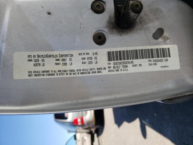 Photo 10 from auction – 2005 DODGE NEON SXT with VIN 1B3ES56C95D234105
