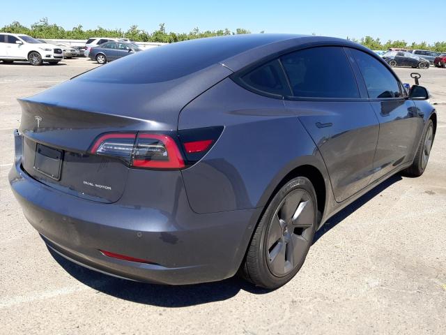 Photo 4 from auction – 2022 TESLA MODEL 3 with VIN 5YJ3E1EB0NF272457