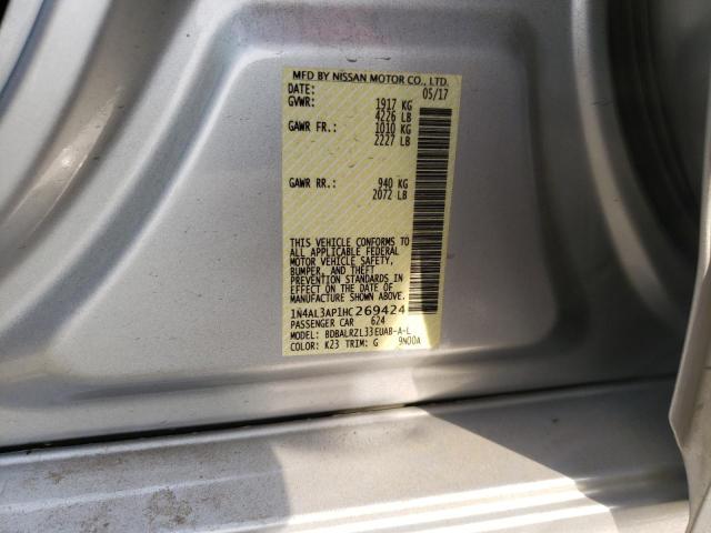 Photo 10 from auction – 2017 NISSAN ALTIMA 2.5 with VIN 1N4AL3AP1HC269424