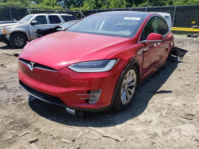 Photo 2 from auction – 2016 TESLA MODEL X with VIN 5YJXCAE44GF000697