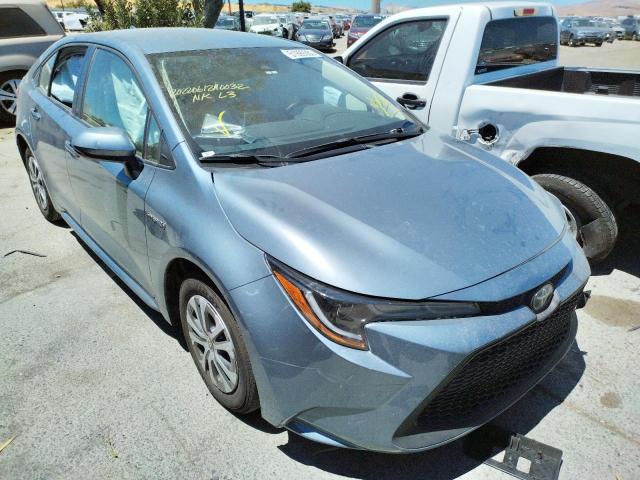 TOYOTA COROLLA LE 2021 with VIN JTDEAMDE4MJ027489 - Photo from auction
