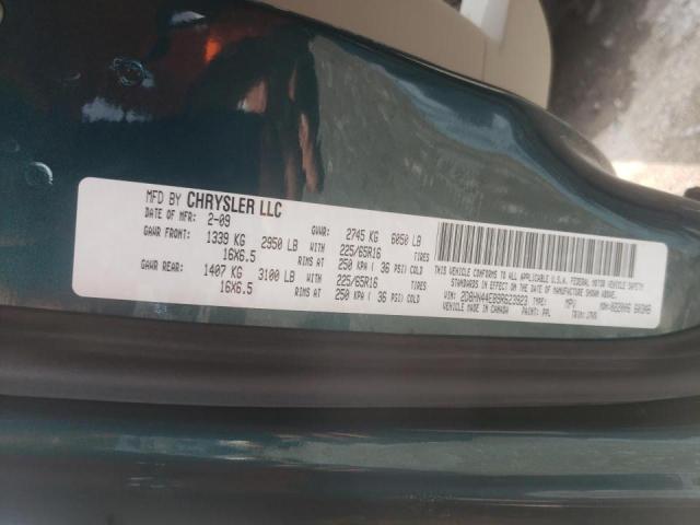 Photo 10 from auction – 2009 DODGE GRAND CARA with VIN 2D8HN44E89R623923