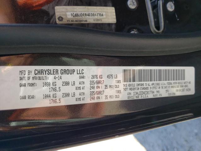 Photo 10 from auction – 2014 JEEP COMPASS LA with VIN 1C4NJDEB4ED817704