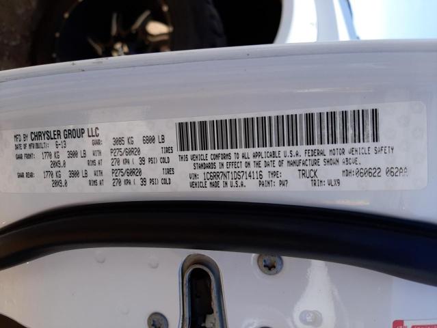 Photo 10 from auction – 2013 RAM 1500 LARAM with VIN 1C6RR7NT1DS714116