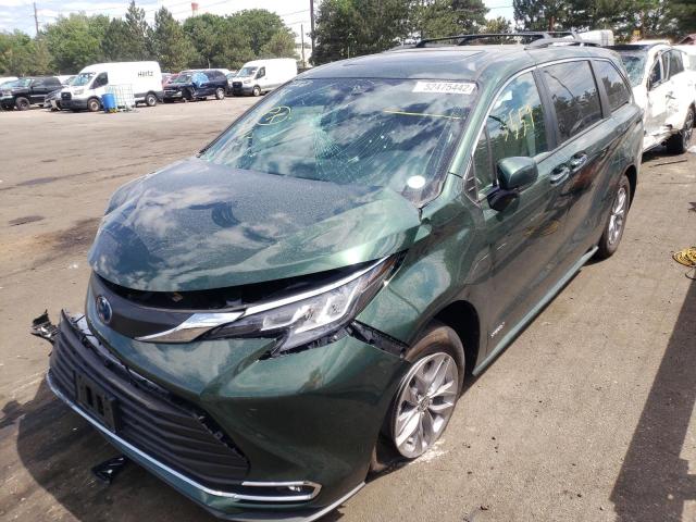 Photo 2 from auction – 2021 TOYOTA SIENNA XLE with VIN 5TDYSKFC6MS034537