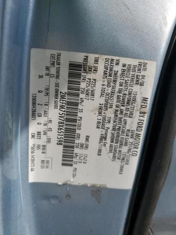 Photo 10 from auction – 2008 MERCURY GRAND MARQ with VIN 2MEFM75V78X651598