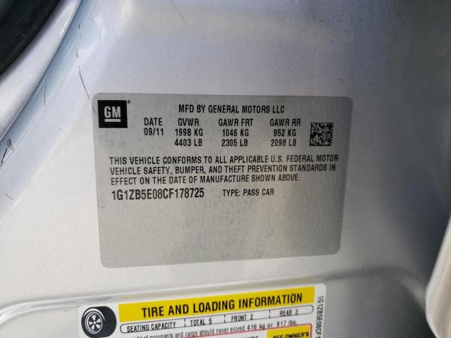 Photo 10 from auction – 2012 CHEVROLET MALIBU LS with VIN 1G1ZB5E08CF178725