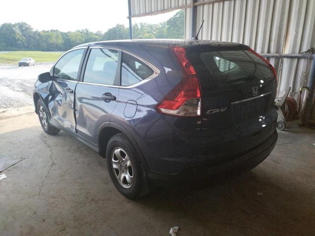 Photo 3 from auction – 2012 HONDA CR-V LX with VIN 5J6RM3H33CL035639