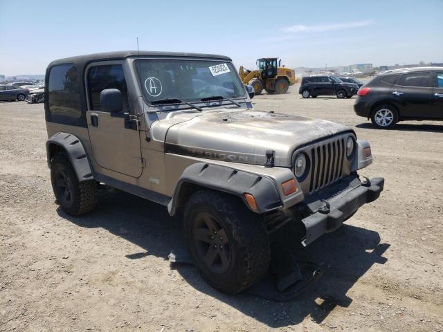 JEEP WRANGLER / 2004 with VIN 1J4FA69S64P713376 - Photo from auction