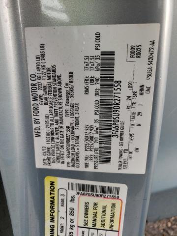 Photo 10 from auction – 2013 FORD FUSION TIT with VIN 3FA6P0SU9DR271558