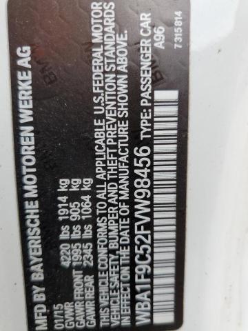 Photo 10 from auction – 2015 BMW 228 I SULE with VIN WBA1F9C52FVW98456