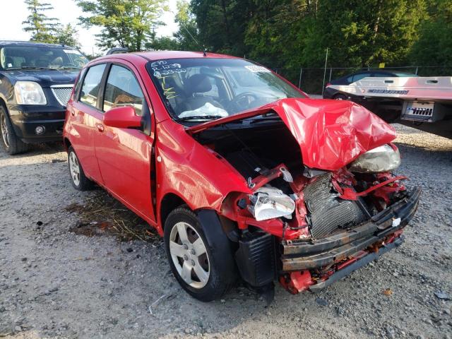 CHEVROLET AVEO BASE 2008 with VIN KL1TD66648B234410 - Photo from auction