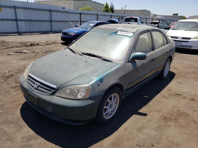 Photo 2 from auction – 2001 HONDA CIVIC EX with VIN JHMES26771S005023