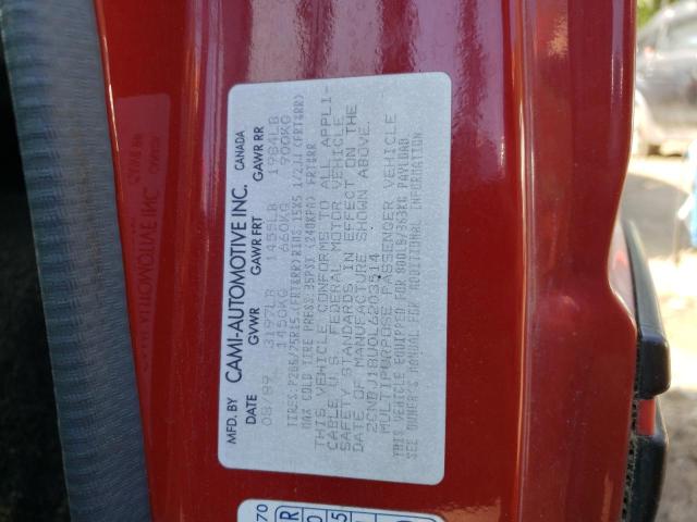 Photo 10 from auction – 1990 GEO TRACKER with VIN 2CNBJ18U0L6203514