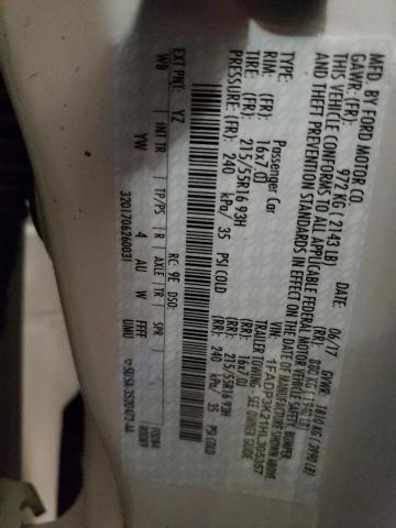 Photo 10 from auction – 2017 FORD FOCUS SE with VIN 1FADP3K21HL305357