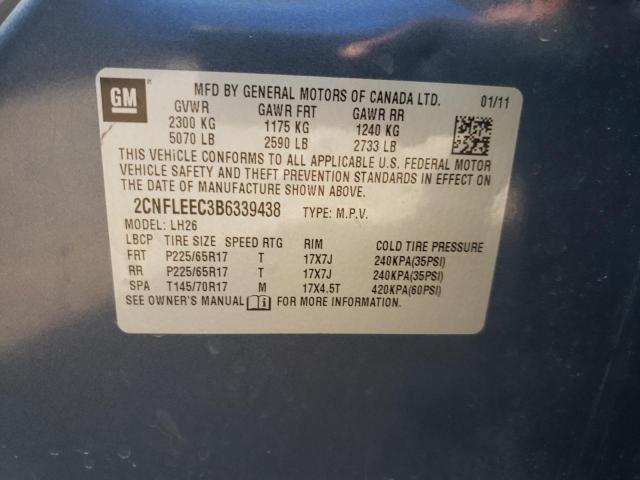 Photo 10 from auction – 2011 CHEVROLET EQUINOX LT with VIN 2CNFLEEC3B6339438