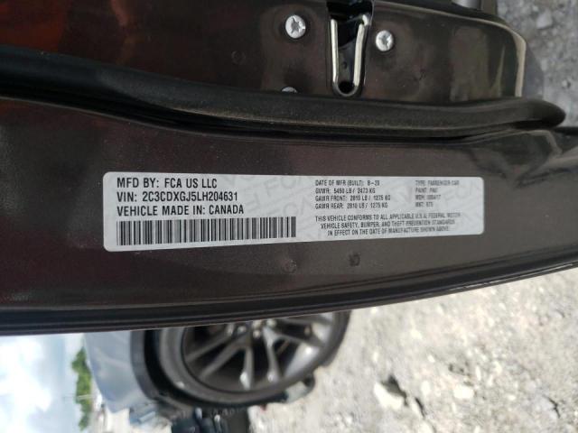 Photo 10 from auction – 2020 DODGE CHARGER SC with VIN 2C3CDXGJ5LH204631