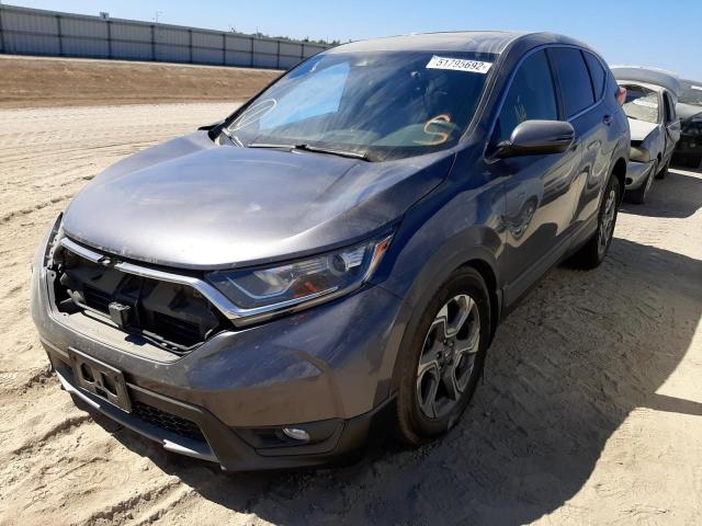 Photo 2 from auction – 2017 HONDA CR-V EXL with VIN 7FARW1H87HE008345