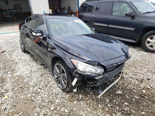 INFINITI Q50 BASE 2014 with VIN JN1BV7AR5EM697409 - Photo from auction