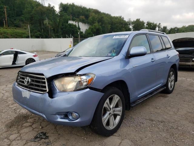 Photo 2 from auction – 2008 TOYOTA HIGHLANDER with VIN JTEES43A282015252